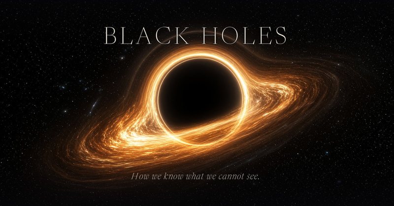 Share card for Black Holes: How we know what we cannot see.
